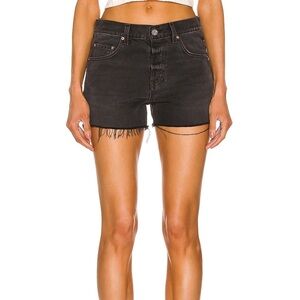 GRLFRND Black Jean Shorts